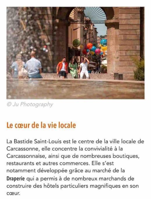 * Le Mistral De Chloe * Apartment การ์กาซอน ภายนอก รูปภาพ